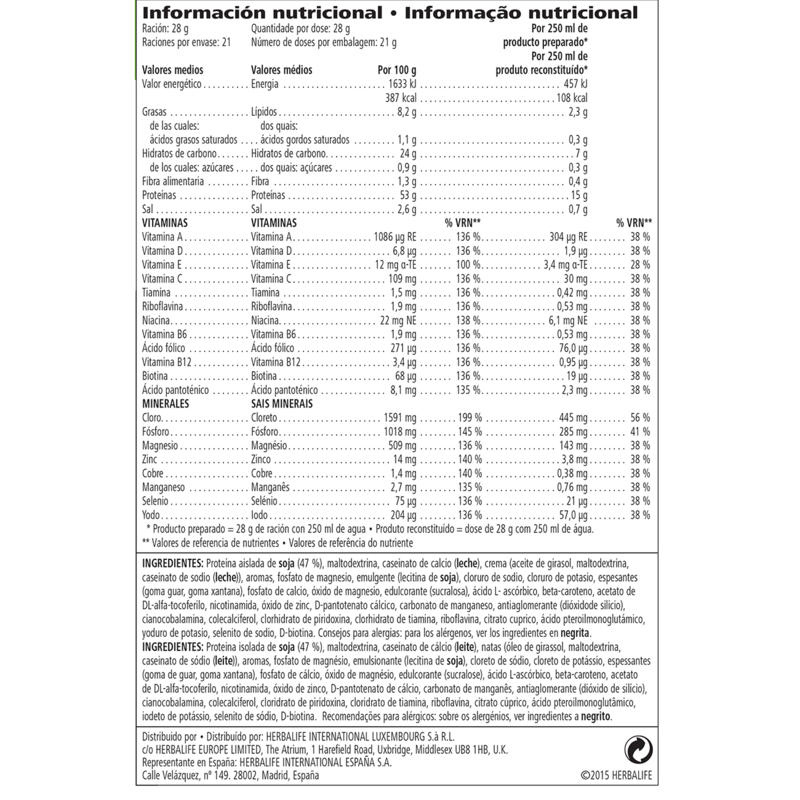 Mistura para Bebida de Proteína Baunilha 588 g