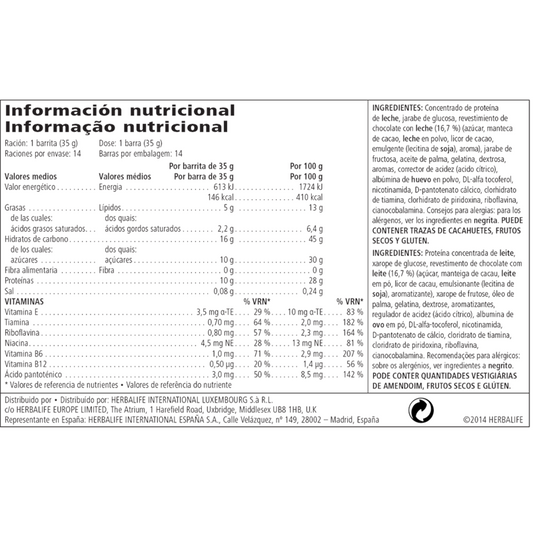 Barras de Proteínas Citrinos Limão 14 Barras