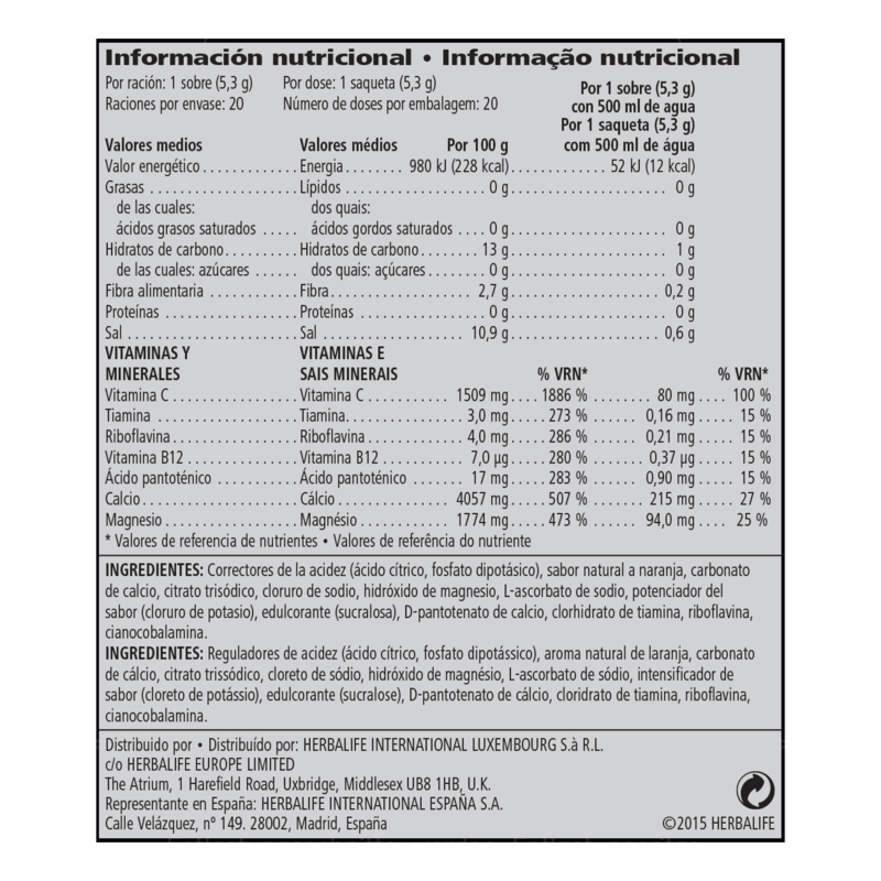 Hydrate Laranja 106 g