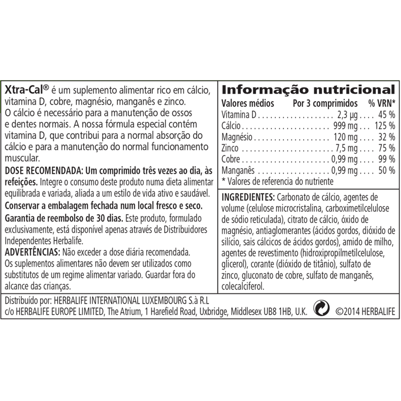 Xtra-Cal® 90 comprimidos