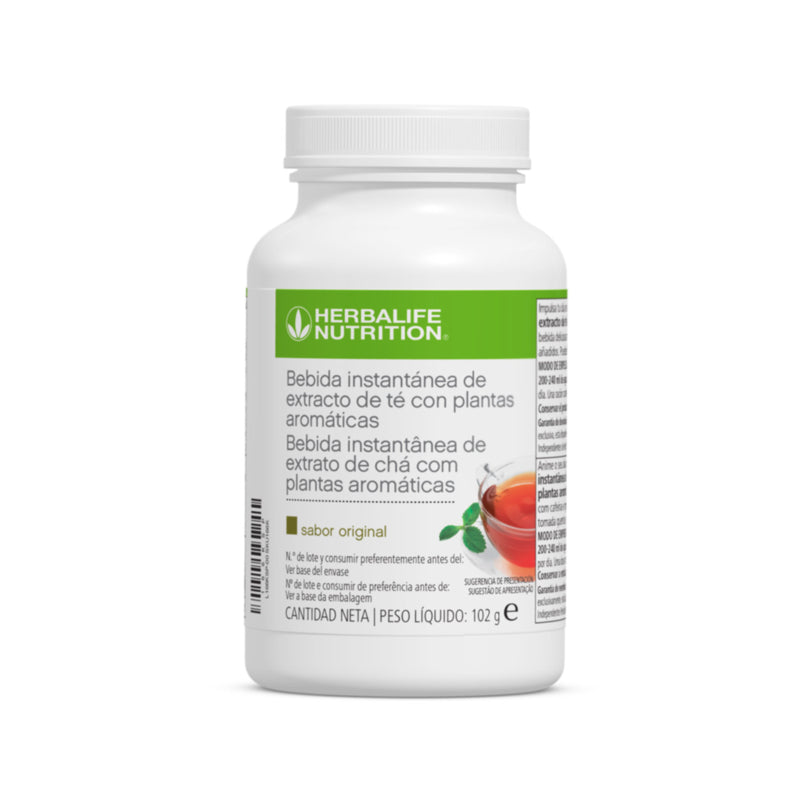 Bebida Instantânea de Extrato de Chá com Plantas Aromáticas